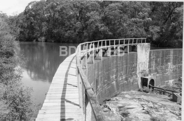 Bottom reservoir at Welby, around 1983.