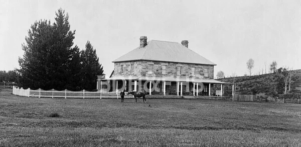 Golden Vale homestead at Sutton Forest, around the 1870s.
