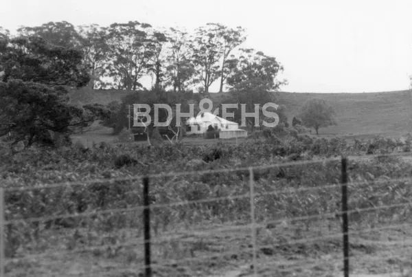 House on a hill at Wombeyan Caves, around 1982.