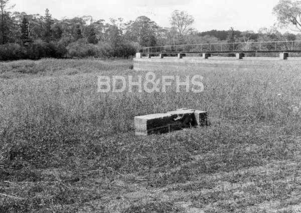 Top reservoir at Welby Dam, around 1983.