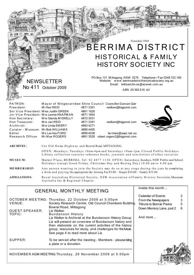 First page of October 2009