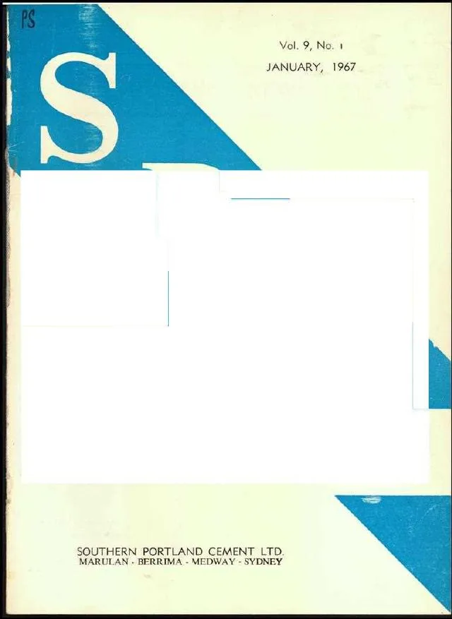 First page of SPC / Blue Circle annual volume 1967