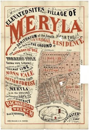 Proposed Village of Meryla beside the railway