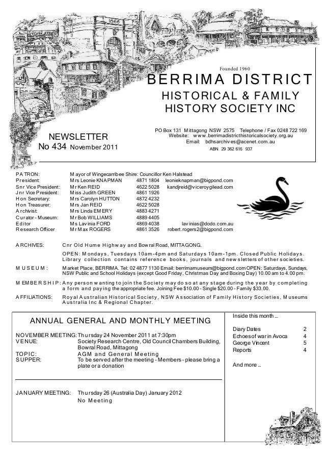 First page of November 2011