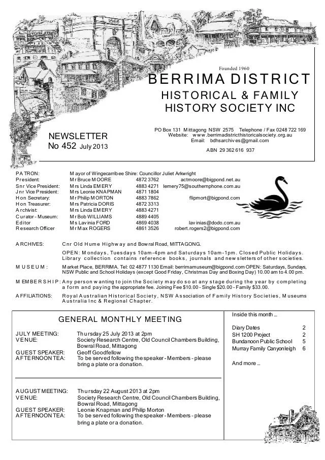 First page of July 2013
