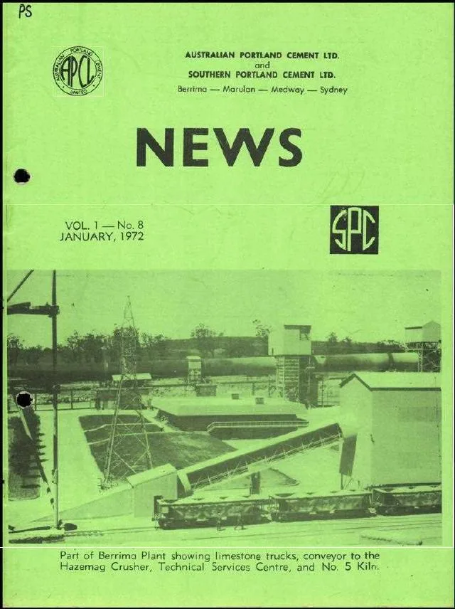 First page of SPC / Blue Circle annual volume 1972