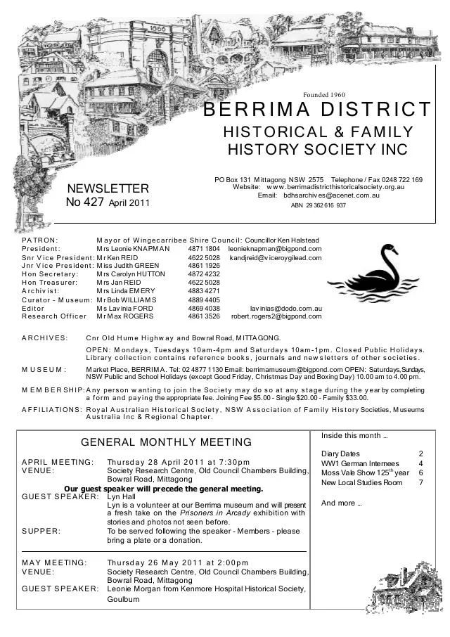 First page of April 2011