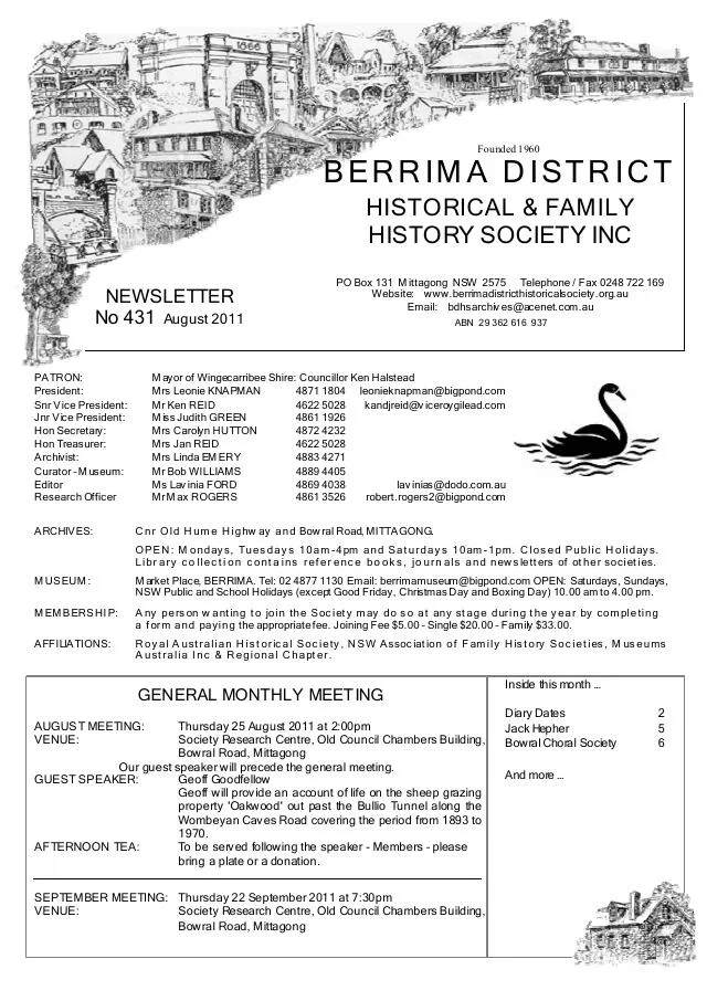 First page of August 2011
