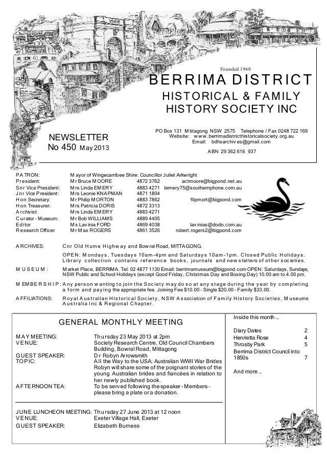 First page of May 2013