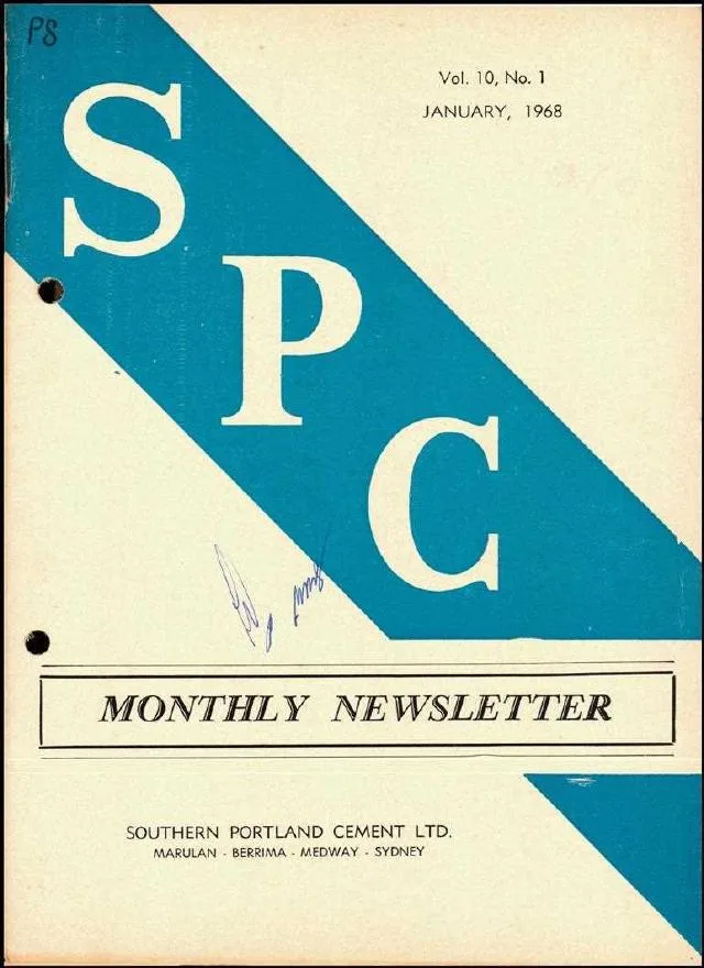 First page of SPC / Blue Circle annual volume 1968