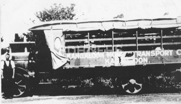 Kangaloon Motor Transport Company milk truck, around 1930.