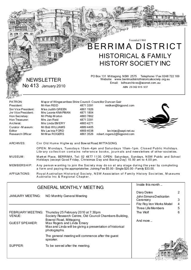 First page of January 2010