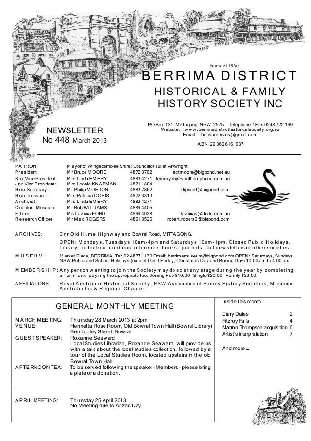 First page of March 2013