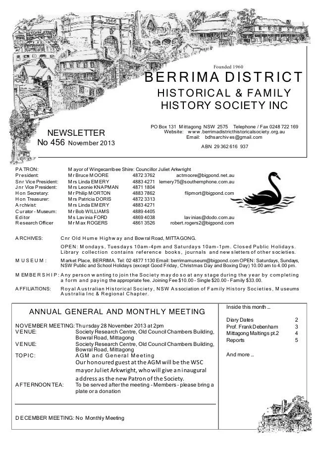 First page of November 2013
