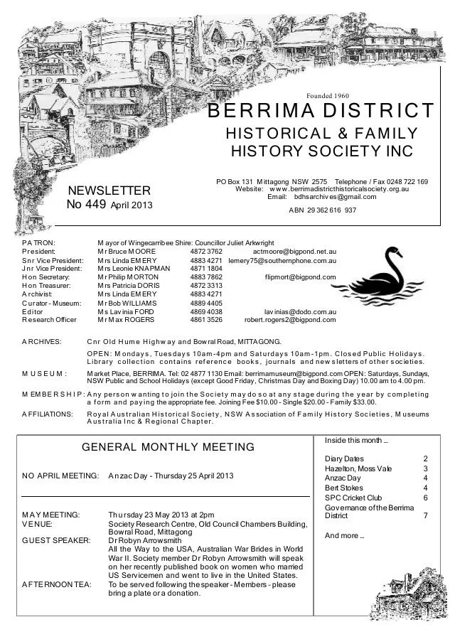 First page of April 2013