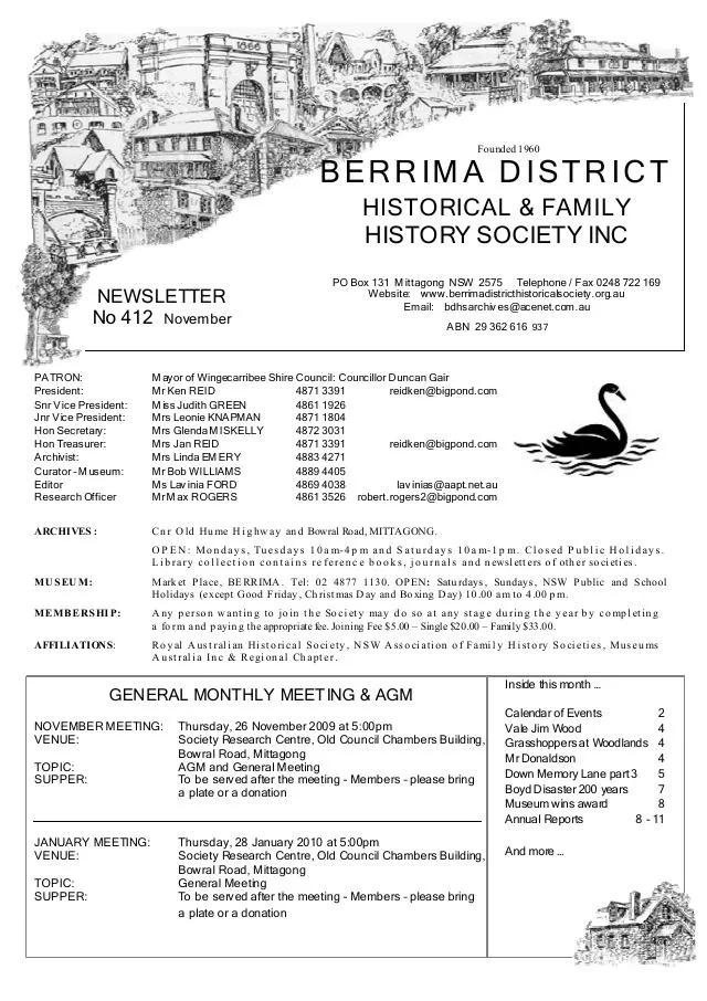 First page of November 2009