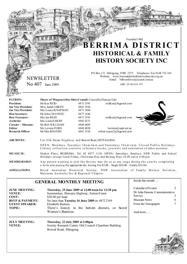 First page of June 2009