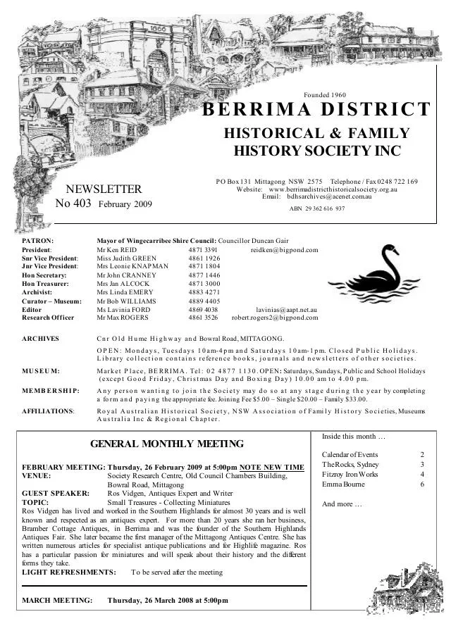 First page of February 2009