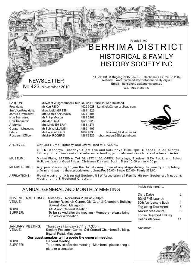 First page of November 2010