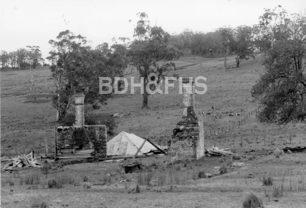 Remains of a property on Soapy Flat Road at Wombeyan Caves, around 1983.