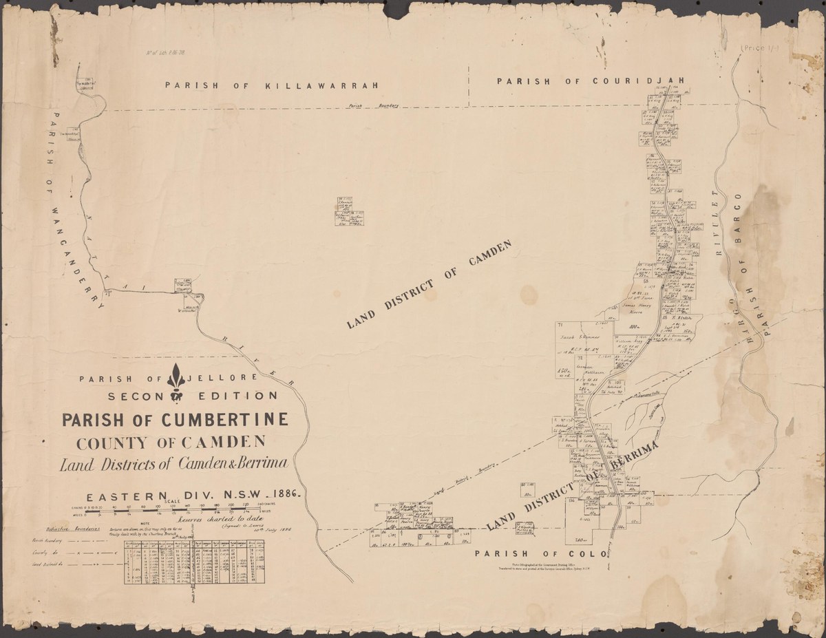 Parish of Cumbertine, County of Camden: second edition