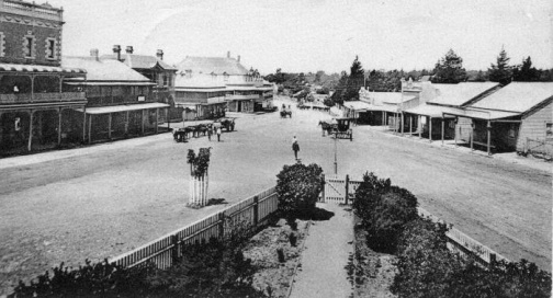 Mittagong main street looking north-east in 1912