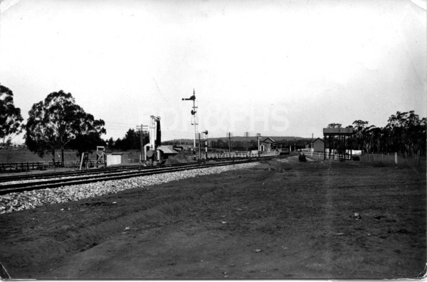 Bargo railway station just after construction in 1919.