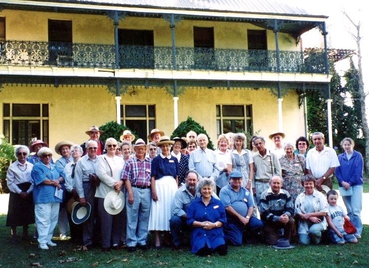 Society visitors gathered outside Ulster Park in 1997