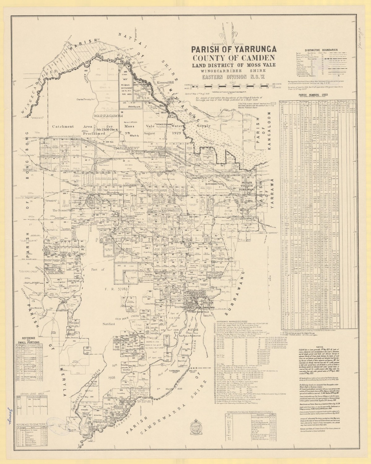Parish of Yarrunga, County of Camden: seventh edition